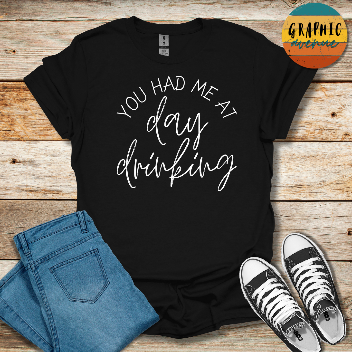 Day Drinking Tee - Sayings Tee - 10 Colors Available