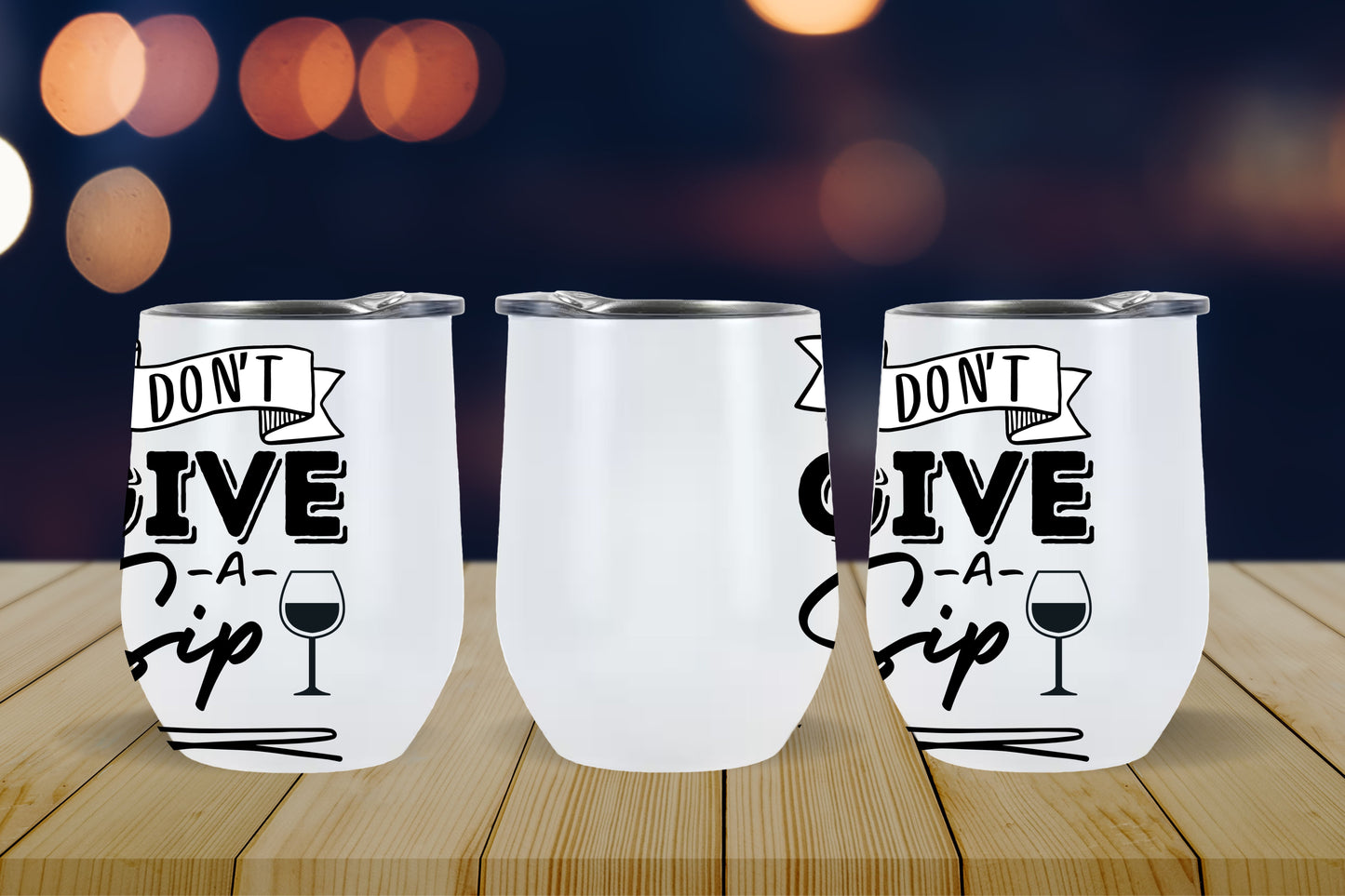 12oz Wine Tumbler - 11 Designs to Choose From