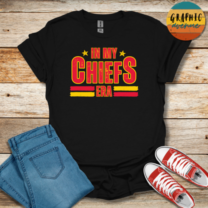 In My Chiefs Era Tee Shirt - Kansas City Chiefs - 6 Colors Available in Youth and Adult Sizes