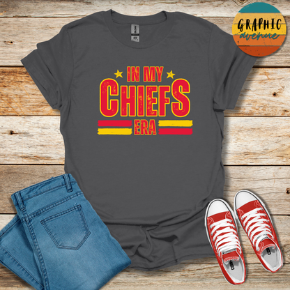 In My Chiefs Era Tee Shirt - Kansas City Chiefs - 6 Colors Available in Youth and Adult Sizes