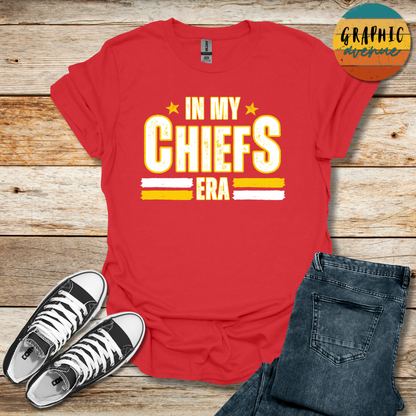 In My Chiefs Era Tee Shirt - Kansas City Chiefs - 6 Colors Available in Youth and Adult Sizes