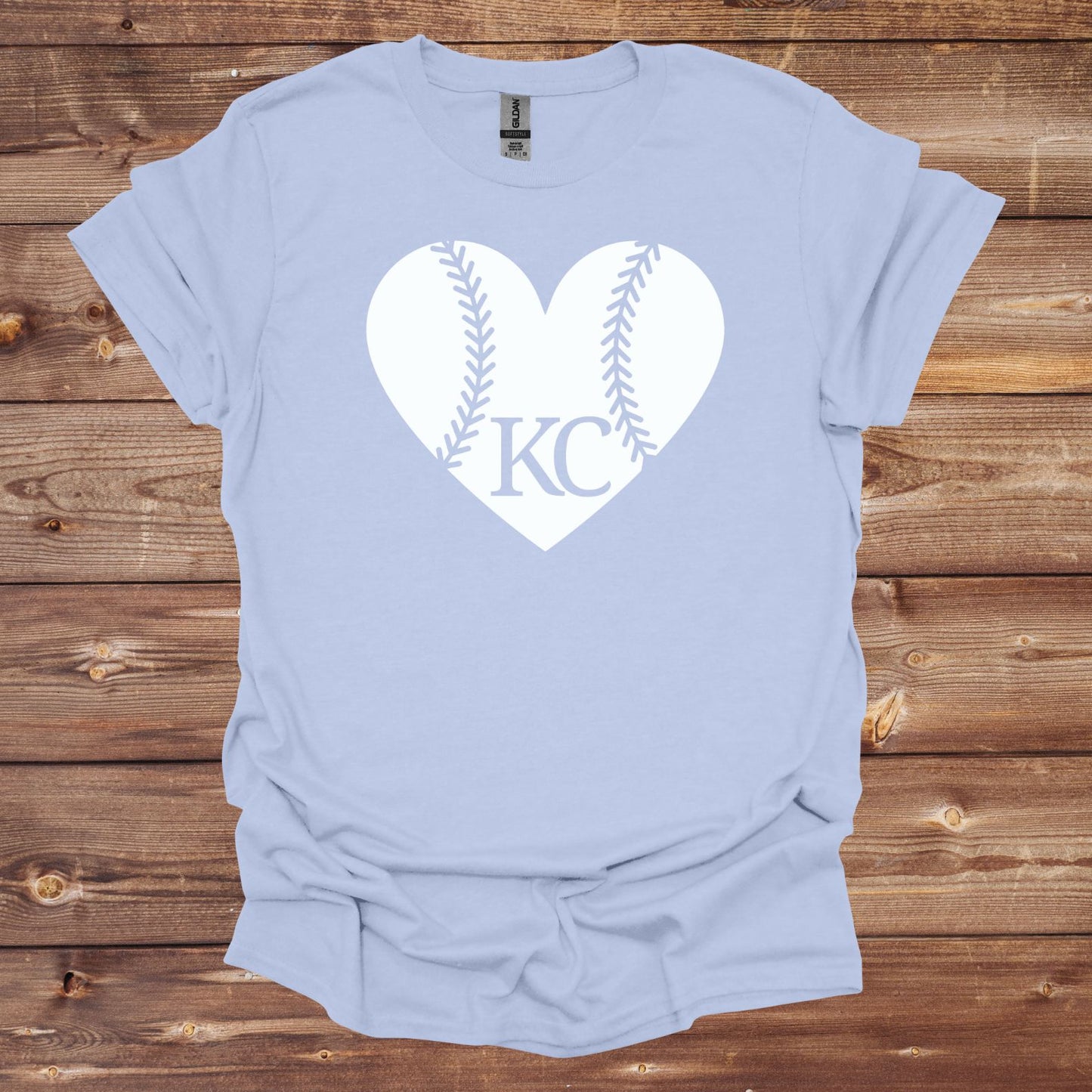 Kansas City Royals T-Shirt - Heart - Sports