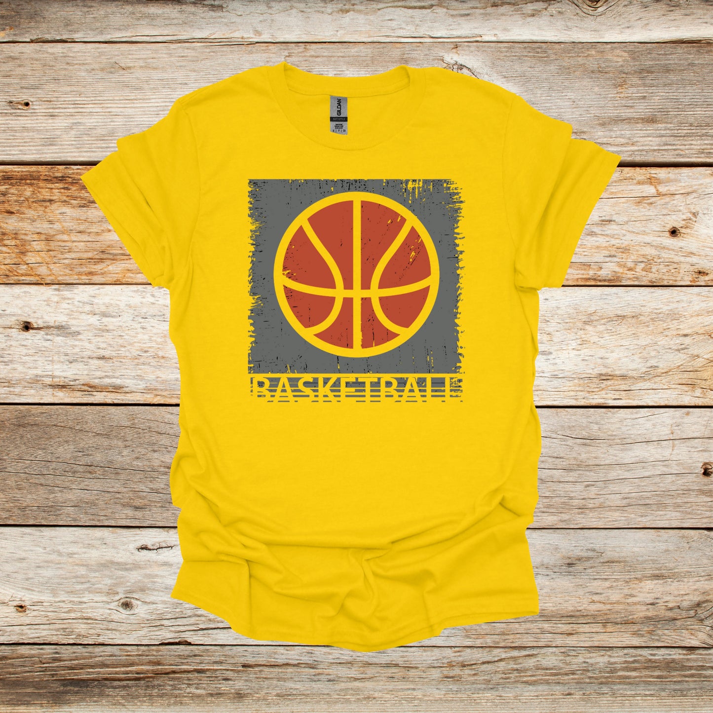 Basketball T-Shirt - Adult and Children's Tee Shirts - Sports T-Shirts Graphic Avenue Daisy Adult Small 