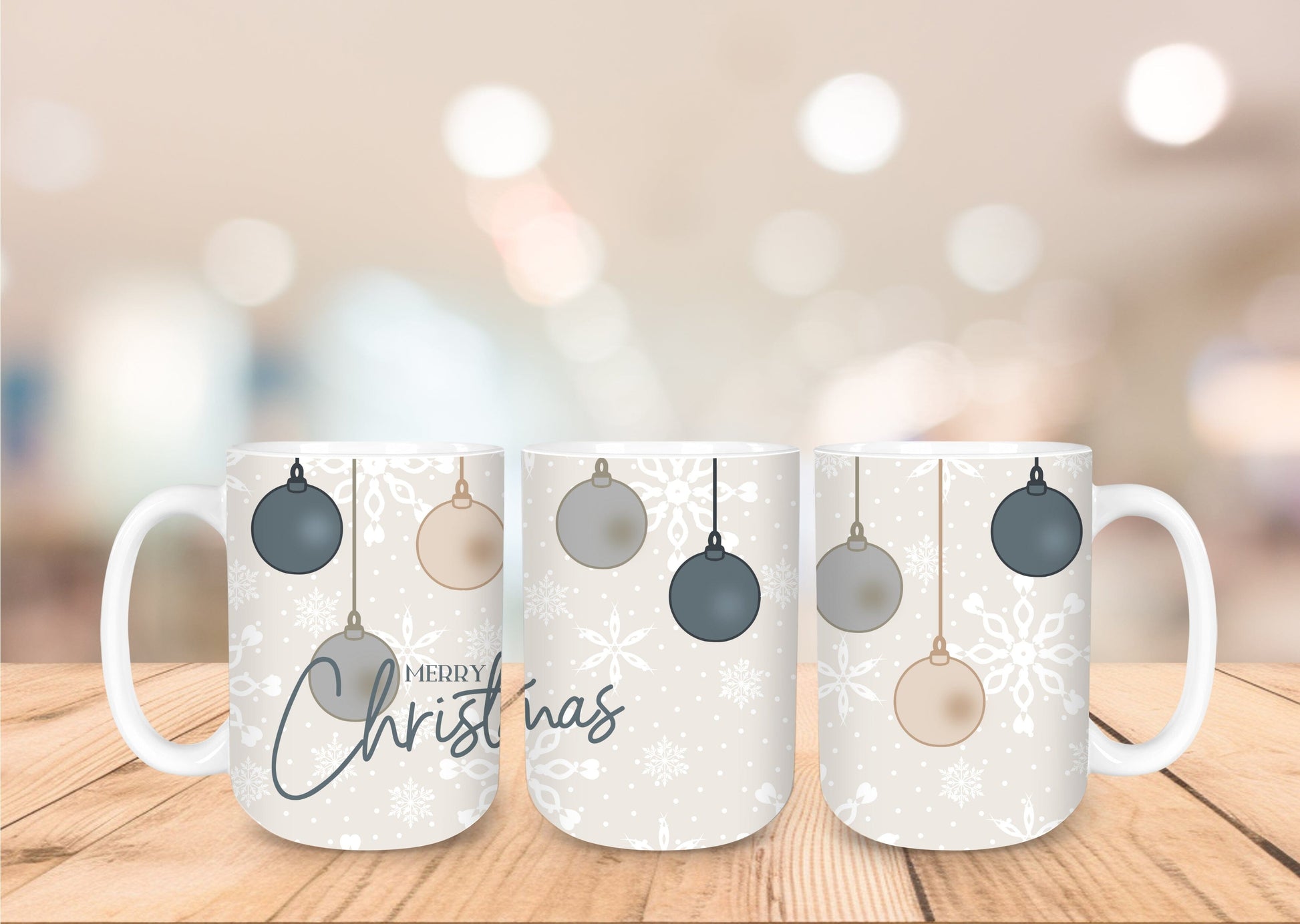 Christmas 15oz Coffee Mug - 15 Designs to Choose From 15oz Coffee Mug Graphic Avenue Merry Christmas Ornaments 