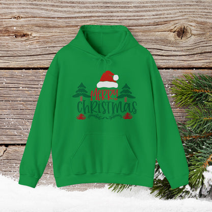 Christmas Hoodie - Merry Christmas - Cute Christmas Shirts - Youth and Adult Christmas Hooded Sweatshirt Hooded Sweatshirt Graphic Avenue Green Adult Small 