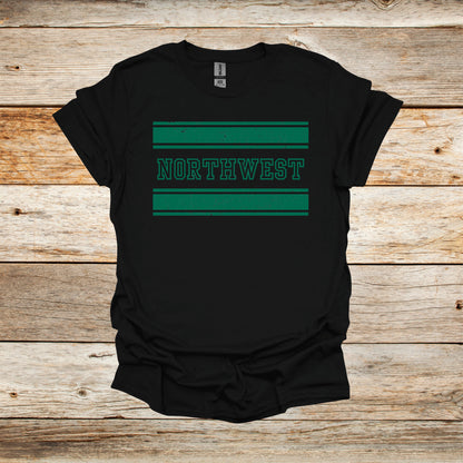 College T Shirt - Northwest Missouri State University Bearcats - Adult and Children's Tee Shirts T-Shirts Graphic Avenue Black Adult Small 