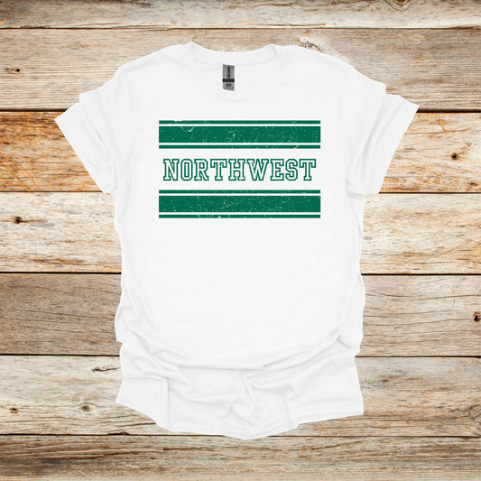 College T Shirt - Northwest Missouri State University Bearcats - Adult and Children's Tee Shirts T-Shirts Graphic Avenue White Adult Small 