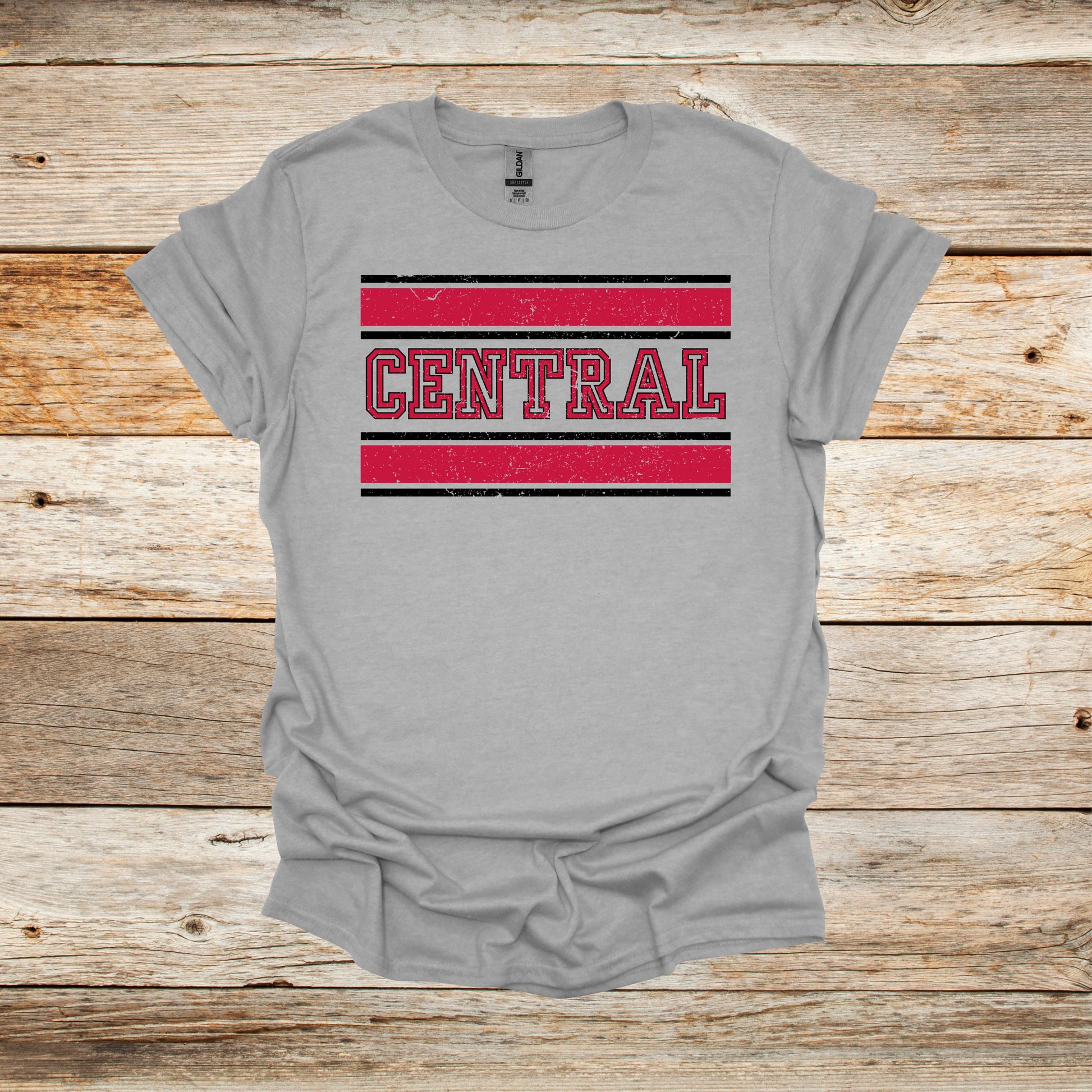 College T Shirt - University of Central Missouri Mules - Adult and Children's Tee Shirts T-Shirts Graphic Avenue Sport Grey Adult Small 