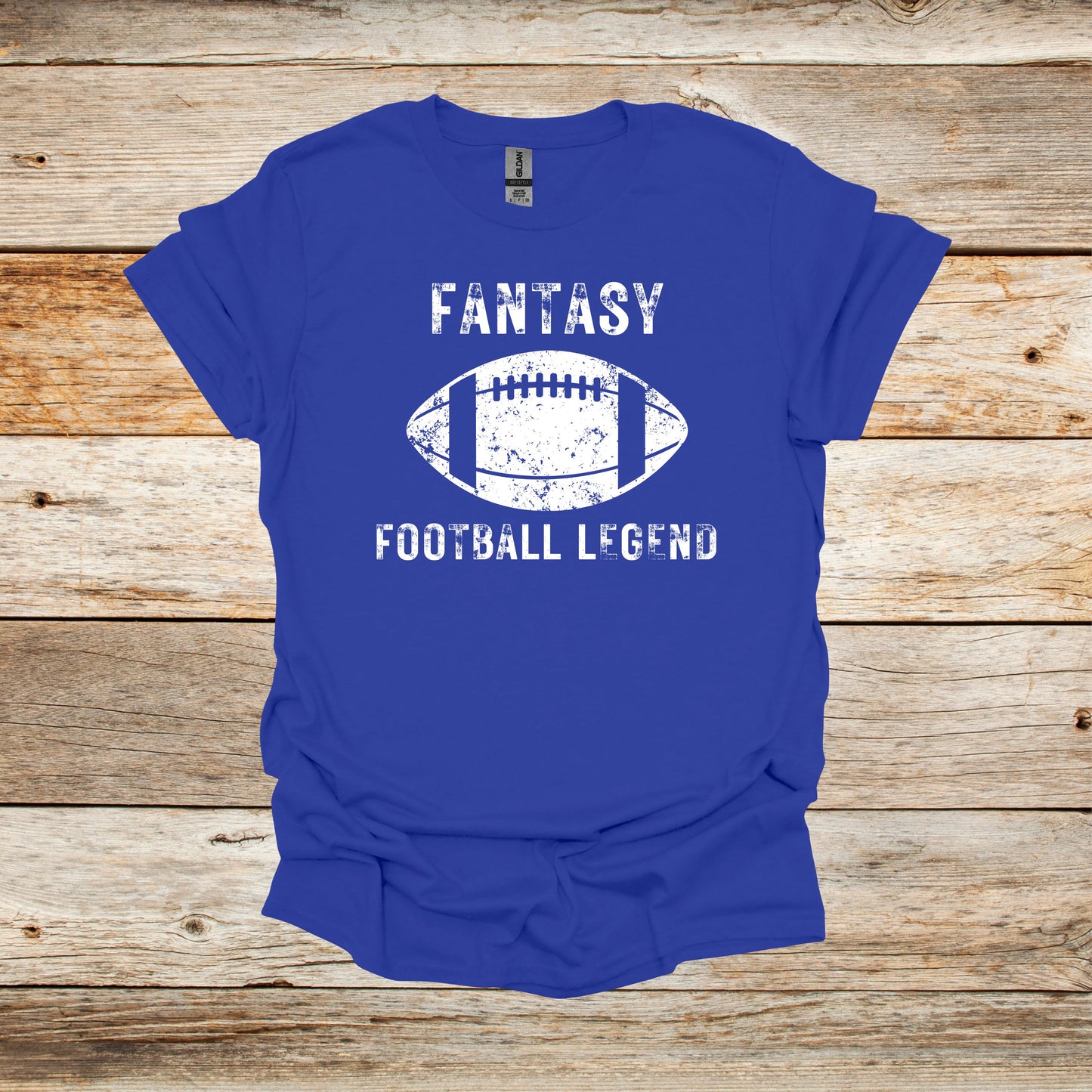 Football T-Shirt - Adult and Children's Tee Shirts - Fantasy Football - Sports T-Shirts Graphic Avenue Royal Adult Small 