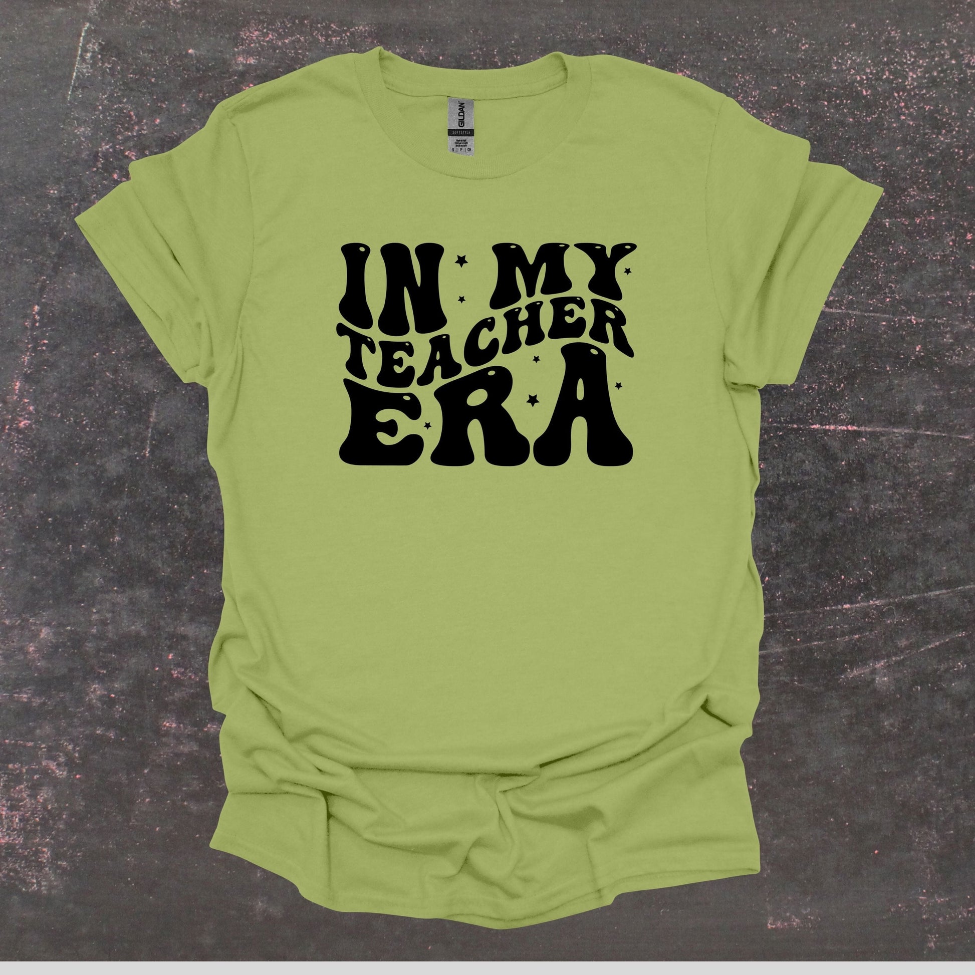 In My Teacher Era - Teacher T Shirt - Adult Tee Shirts T-Shirts Graphic Avenue Kiwi Adult Small 