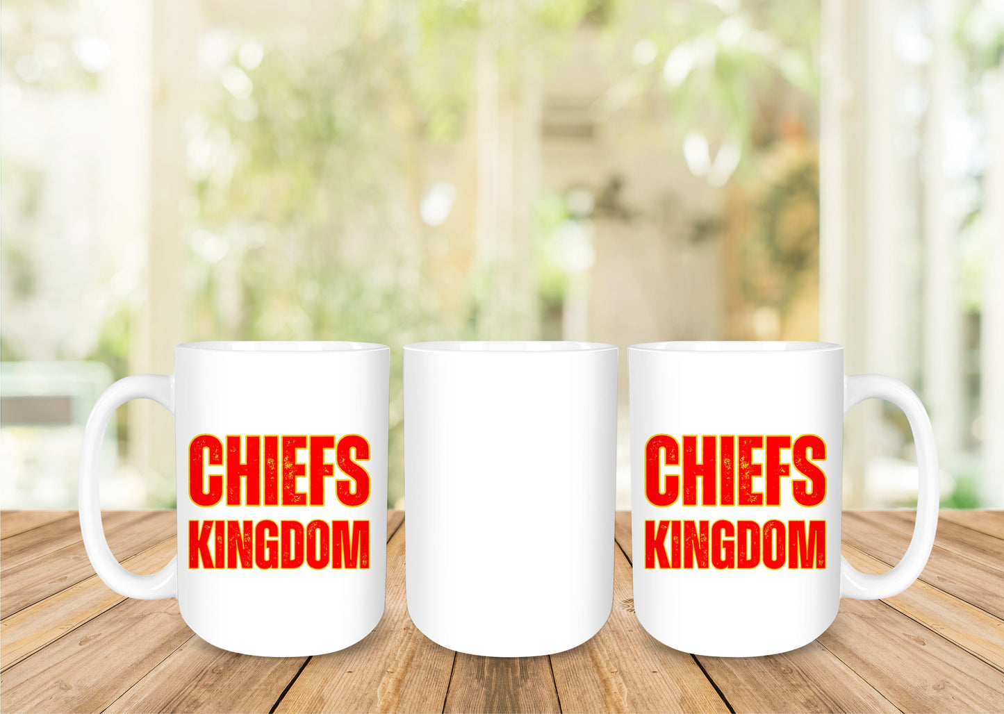 Kansas City Chiefs 15oz Coffee Mug - 4 Designs to Choose From 15oz Coffee Mug Graphic Avenue Chiefs Kingdom 